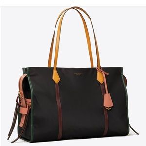 Tory Burch Perry Nylon Color-block Tote